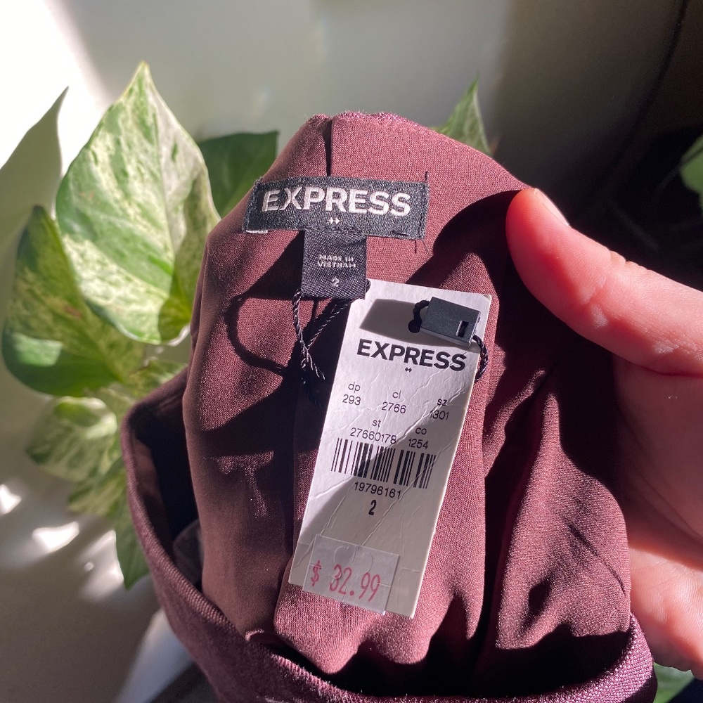 Purple Express Pencil Skirt